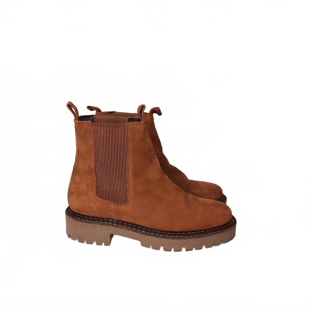 Cruza Tendencia Chelsea Suede Ankle Boots Made‎ in Portugal Size 40